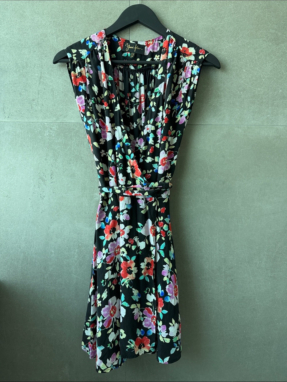 Yumi Kim Soho Mixer Wrap Mini Dress - 100% Silk